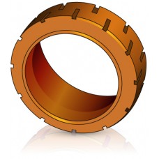 310 - 120 мм Бандаж, Ведущее колесо Linde 1439903801 для вилочных погрузчиков