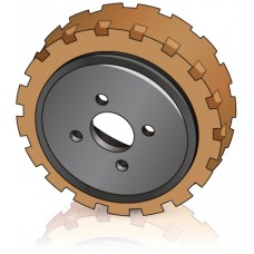 250 - 90 мм Ведущее колесо 4 отверстия для электротележек, штабелеров Jungheinrich  - Изображение