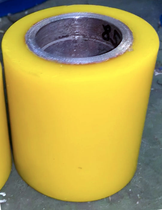 85 - 95/100 мм подвилочный ролик Jungheinrich 27631390 для вилочных погрузчиков - Видео 1